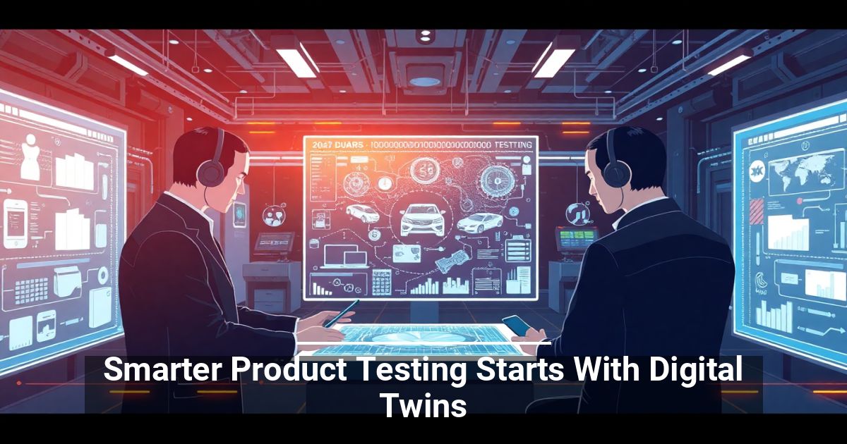 Smarter Product Testing Starts With Digital Twins